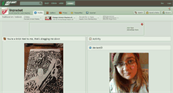 Desktop Screenshot of linzrocket.deviantart.com