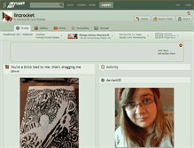 Tablet Screenshot of linzrocket.deviantart.com