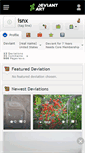 Mobile Screenshot of isnx.deviantart.com