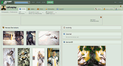 Desktop Screenshot of cafcosplay.deviantart.com