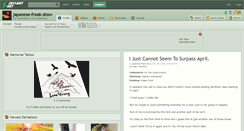 Desktop Screenshot of japanese-freak-show.deviantart.com