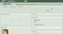 Desktop Screenshot of dangerousgirls.deviantart.com