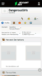Mobile Screenshot of dangerousgirls.deviantart.com