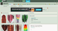 Desktop Screenshot of angenoir54.deviantart.com