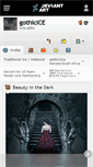Mobile Screenshot of gothicice.deviantart.com