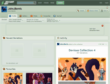 Tablet Screenshot of johnjbemis.deviantart.com
