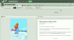 Desktop Screenshot of left-handed-knight.deviantart.com
