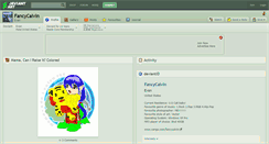 Desktop Screenshot of fancycalvin.deviantart.com