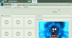 Desktop Screenshot of doctor-what.deviantart.com