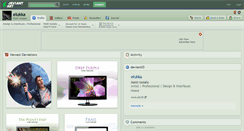 Desktop Screenshot of elukka.deviantart.com