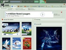 Tablet Screenshot of aldeib.deviantart.com