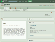 Tablet Screenshot of jackvelvet.deviantart.com