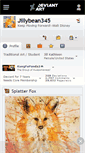 Mobile Screenshot of jillybean345.deviantart.com