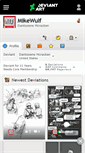 Mobile Screenshot of mikewulf.deviantart.com