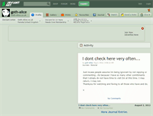 Tablet Screenshot of goth-alice.deviantart.com