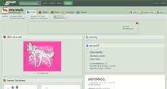 Desktop Screenshot of kina-smells.deviantart.com