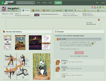 Tablet Screenshot of mangakeri.deviantart.com