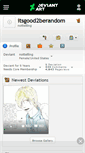 Mobile Screenshot of itsgood2berandom.deviantart.com