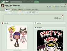 Tablet Screenshot of pretty-and-dangerous.deviantart.com