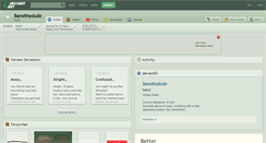 Desktop Screenshot of banethedude.deviantart.com