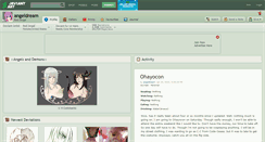 Desktop Screenshot of angeldream.deviantart.com