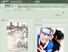 Tablet Screenshot of konishi.deviantart.com