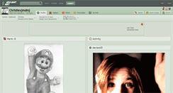 Desktop Screenshot of christiexjmdmj.deviantart.com
