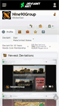 Mobile Screenshot of nine90group.deviantart.com