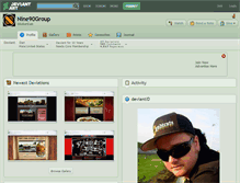 Tablet Screenshot of nine90group.deviantart.com