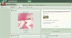Desktop Screenshot of macrosofnature.deviantart.com