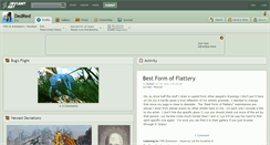 Desktop Screenshot of dedred.deviantart.com