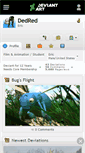 Mobile Screenshot of dedred.deviantart.com