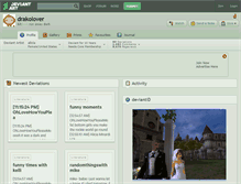 Tablet Screenshot of drakolover.deviantart.com