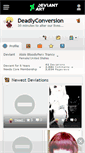 Mobile Screenshot of deadlyconversion.deviantart.com