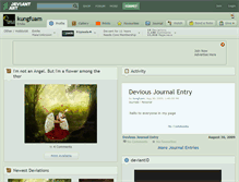Tablet Screenshot of kungfuam.deviantart.com