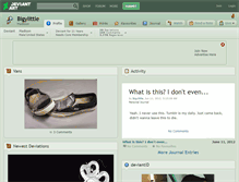 Tablet Screenshot of bigylittle.deviantart.com