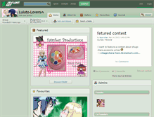 Tablet Screenshot of luluto-lovers.deviantart.com