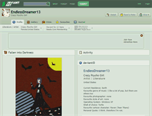 Tablet Screenshot of endlessdreamer13.deviantart.com