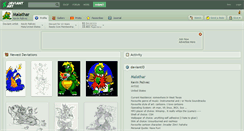 Desktop Screenshot of malathar.deviantart.com