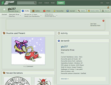 Tablet Screenshot of gia257.deviantart.com