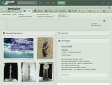 Tablet Screenshot of dmin2009.deviantart.com