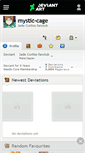 Mobile Screenshot of mystic-cage.deviantart.com