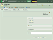 Tablet Screenshot of lolitahaze.deviantart.com