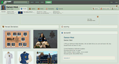 Desktop Screenshot of damon-west.deviantart.com