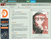 Tablet Screenshot of animanga-world.deviantart.com