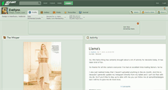 Desktop Screenshot of evellynn.deviantart.com