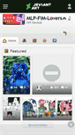 Mobile Screenshot of mlp-fim-lovers.deviantart.com