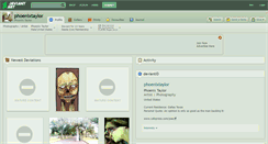 Desktop Screenshot of phoenixtaylor.deviantart.com