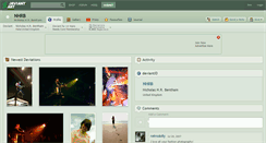 Desktop Screenshot of nhrb.deviantart.com