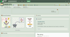 Desktop Screenshot of cupcake-army.deviantart.com